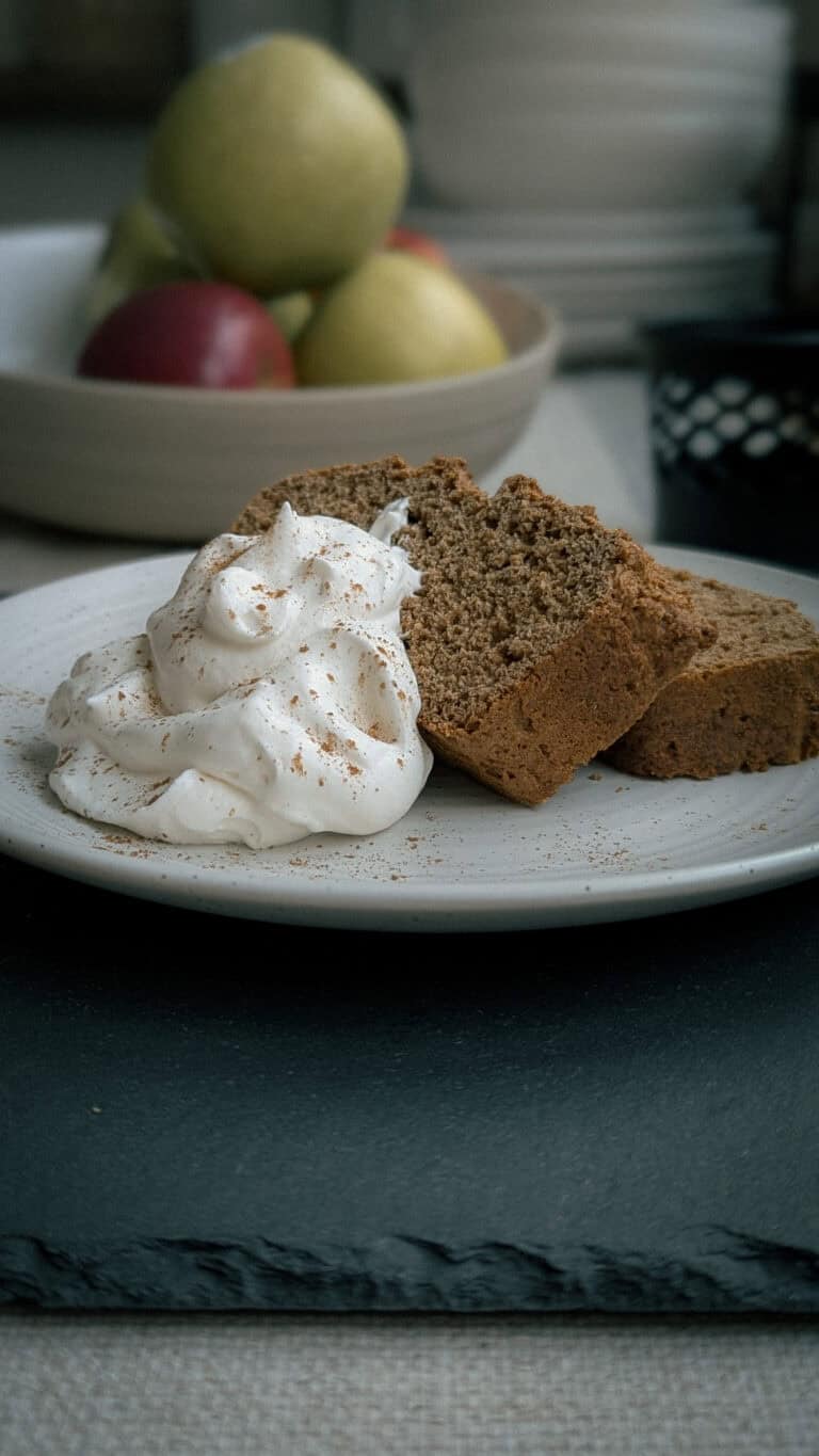 Dutch Honey Cake with Whipped Cream
