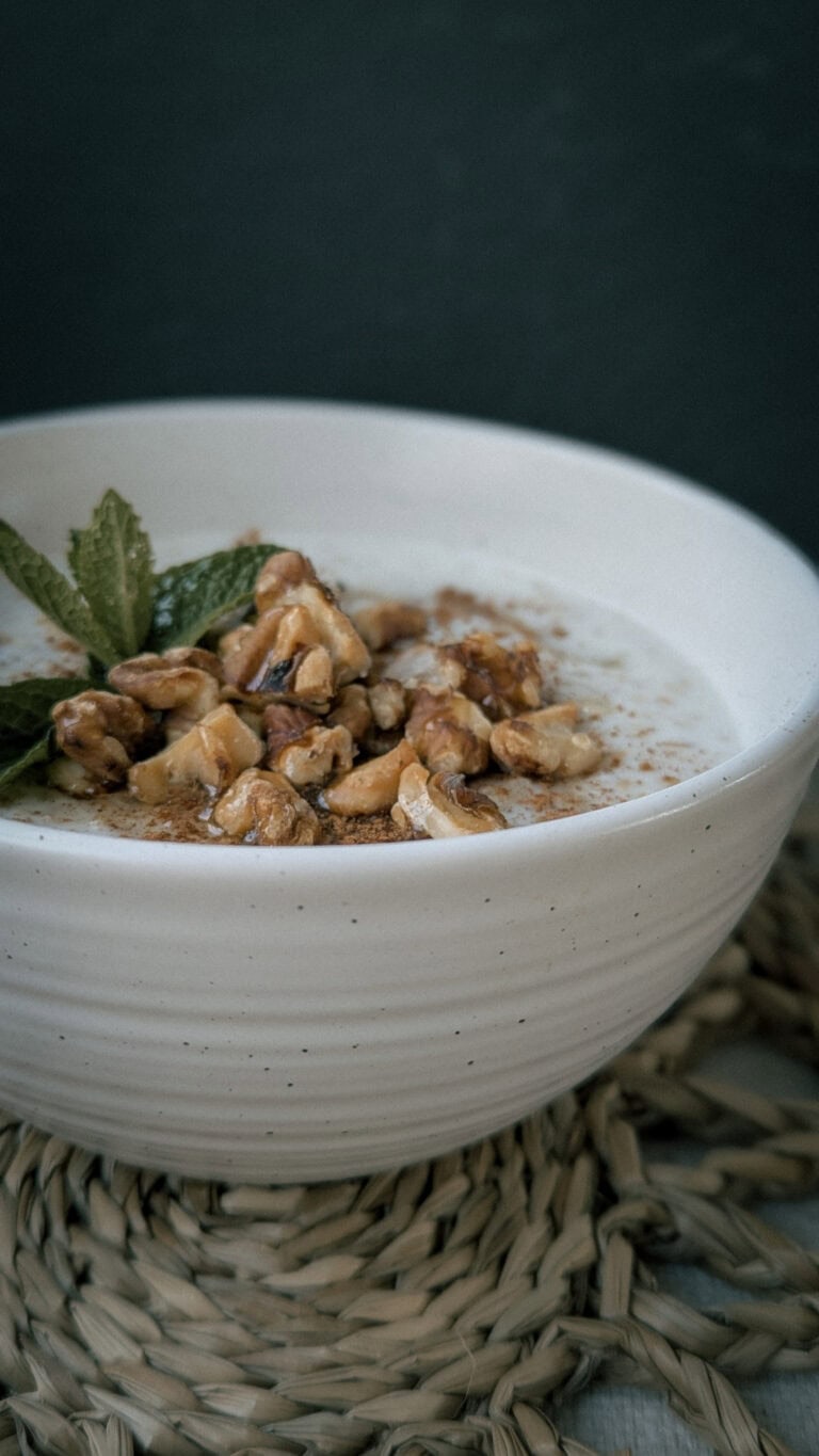 Finnish Rye Porridge with Nuts & Wildflower Honey